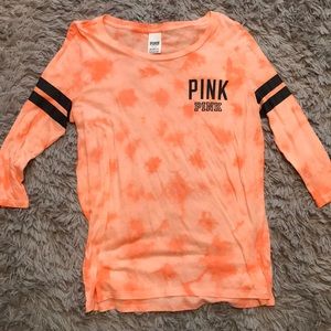 Brand new PINK orange tie dye shirt